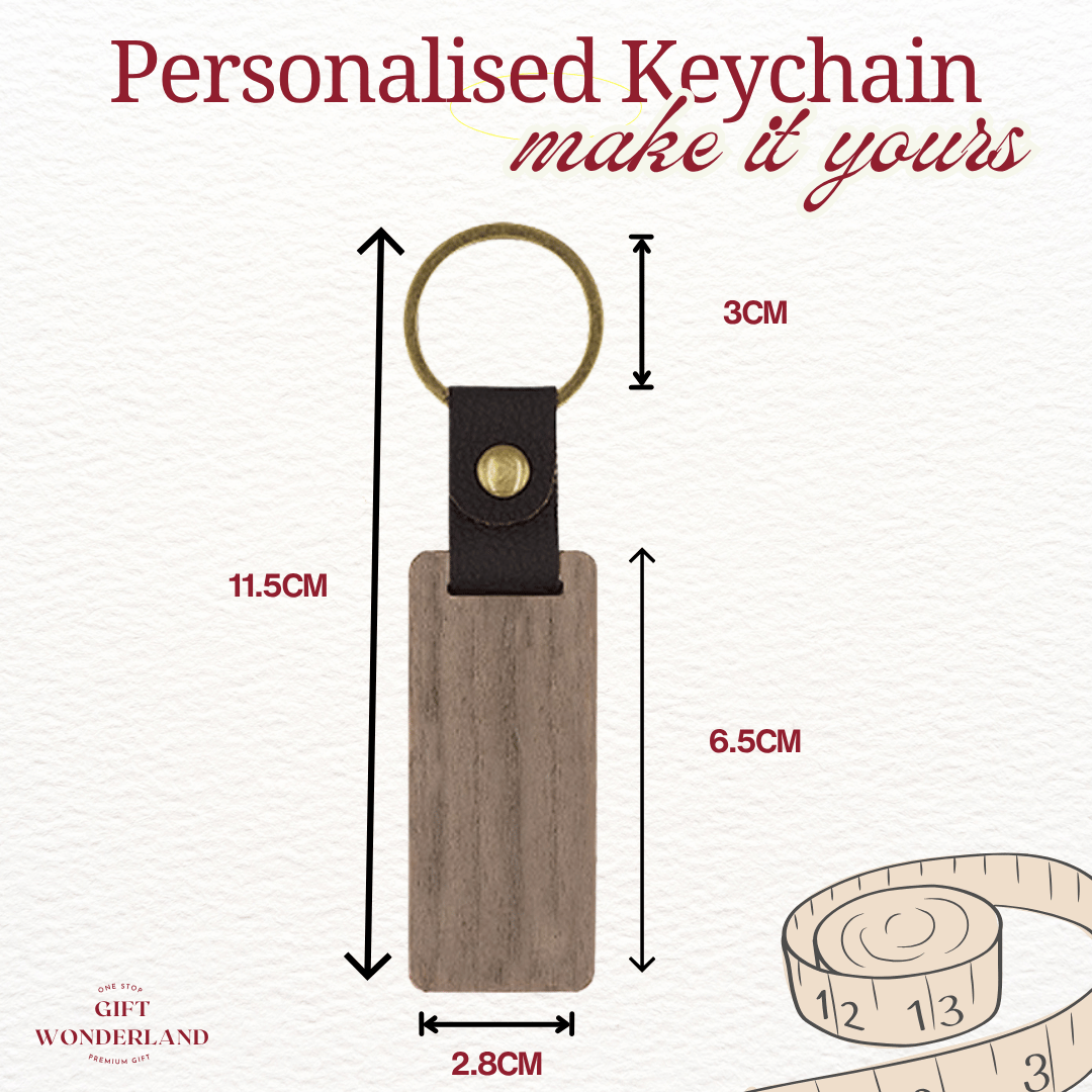 Wooden Keychain