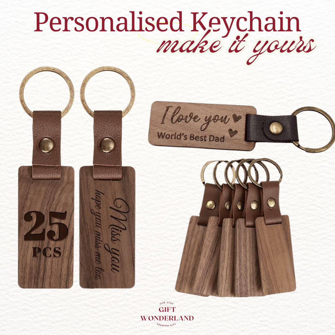Wooden Keychain