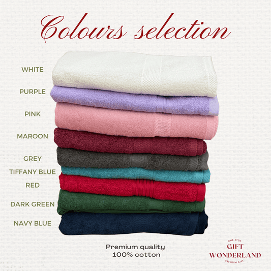 Bride/Groom Couple Towel (2Pcs)