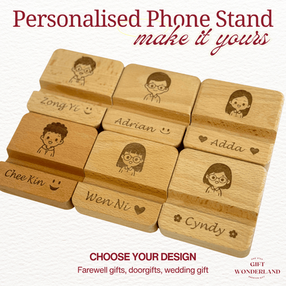 Wooden Phone Holder